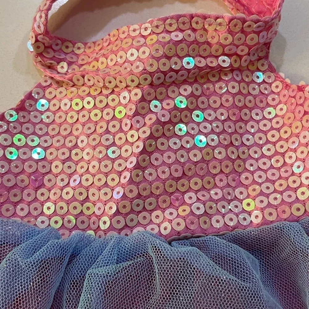 Build A Bear Sequin and Tulle Dress